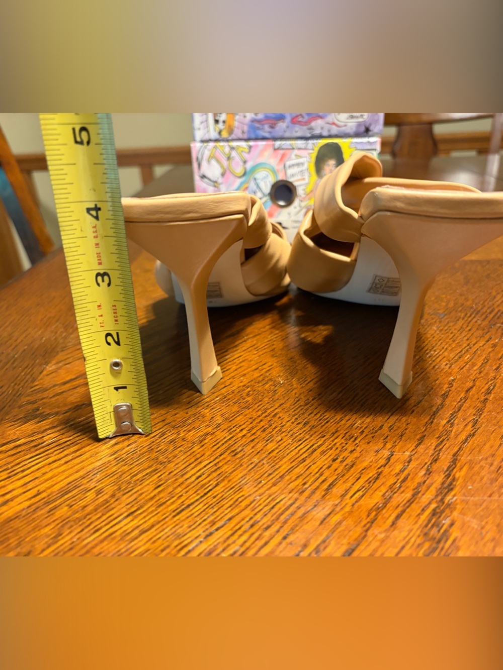 Jeffrey Campbell Tan Knotted Leather Pointed Mules - Picture 2 of 5